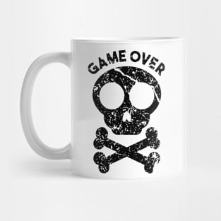 Skull Skelleton Married Game over Mug